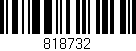 Código de barras (EAN, GTIN, SKU, ISBN): '818732'