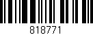Código de barras (EAN, GTIN, SKU, ISBN): '818771'