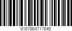 Código de barras (EAN, GTIN, SKU, ISBN): '8187964717846'