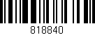 Código de barras (EAN, GTIN, SKU, ISBN): '818840'