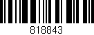 Código de barras (EAN, GTIN, SKU, ISBN): '818843'