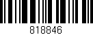 Código de barras (EAN, GTIN, SKU, ISBN): '818846'