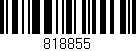Código de barras (EAN, GTIN, SKU, ISBN): '818855'