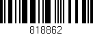 Código de barras (EAN, GTIN, SKU, ISBN): '818862'
