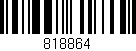 Código de barras (EAN, GTIN, SKU, ISBN): '818864'