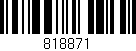 Código de barras (EAN, GTIN, SKU, ISBN): '818871'