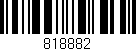 Código de barras (EAN, GTIN, SKU, ISBN): '818882'
