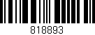 Código de barras (EAN, GTIN, SKU, ISBN): '818893'