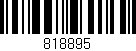 Código de barras (EAN, GTIN, SKU, ISBN): '818895'