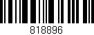 Código de barras (EAN, GTIN, SKU, ISBN): '818896'