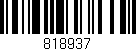 Código de barras (EAN, GTIN, SKU, ISBN): '818937'