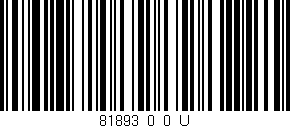 Código de barras (EAN, GTIN, SKU, ISBN): '81893_0_0_U'