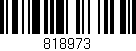 Código de barras (EAN, GTIN, SKU, ISBN): '818973'