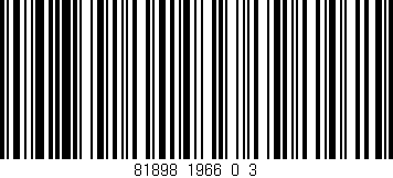 Código de barras (EAN, GTIN, SKU, ISBN): '81898_1966_0_3'