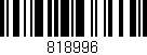 Código de barras (EAN, GTIN, SKU, ISBN): '818996'