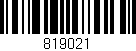Código de barras (EAN, GTIN, SKU, ISBN): '819021'
