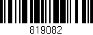 Código de barras (EAN, GTIN, SKU, ISBN): '819082'