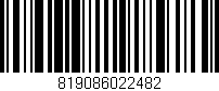 Código de barras (EAN, GTIN, SKU, ISBN): '819086022482'