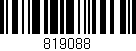 Código de barras (EAN, GTIN, SKU, ISBN): '819088'