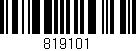 Código de barras (EAN, GTIN, SKU, ISBN): '819101'