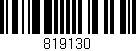 Código de barras (EAN, GTIN, SKU, ISBN): '819130'