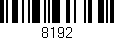 Código de barras (EAN, GTIN, SKU, ISBN): '8192'