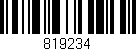 Código de barras (EAN, GTIN, SKU, ISBN): '819234'