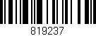 Código de barras (EAN, GTIN, SKU, ISBN): '819237'