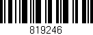 Código de barras (EAN, GTIN, SKU, ISBN): '819246'