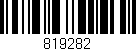 Código de barras (EAN, GTIN, SKU, ISBN): '819282'