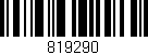 Código de barras (EAN, GTIN, SKU, ISBN): '819290'