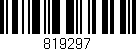 Código de barras (EAN, GTIN, SKU, ISBN): '819297'