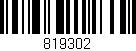 Código de barras (EAN, GTIN, SKU, ISBN): '819302'