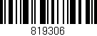 Código de barras (EAN, GTIN, SKU, ISBN): '819306'