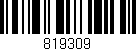 Código de barras (EAN, GTIN, SKU, ISBN): '819309'