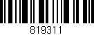 Código de barras (EAN, GTIN, SKU, ISBN): '819311'