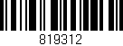 Código de barras (EAN, GTIN, SKU, ISBN): '819312'