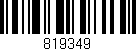 Código de barras (EAN, GTIN, SKU, ISBN): '819349'