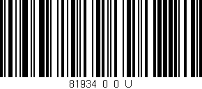 Código de barras (EAN, GTIN, SKU, ISBN): '81934_0_0_U'