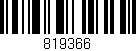 Código de barras (EAN, GTIN, SKU, ISBN): '819366'