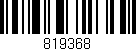 Código de barras (EAN, GTIN, SKU, ISBN): '819368'