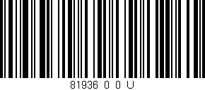 Código de barras (EAN, GTIN, SKU, ISBN): '81936_0_0_U'