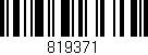 Código de barras (EAN, GTIN, SKU, ISBN): '819371'