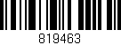 Código de barras (EAN, GTIN, SKU, ISBN): '819463'