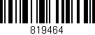 Código de barras (EAN, GTIN, SKU, ISBN): '819464'