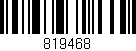 Código de barras (EAN, GTIN, SKU, ISBN): '819468'