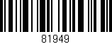 Código de barras (EAN, GTIN, SKU, ISBN): '81949'