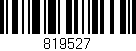 Código de barras (EAN, GTIN, SKU, ISBN): '819527'