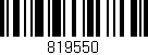 Código de barras (EAN, GTIN, SKU, ISBN): '819550'