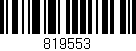 Código de barras (EAN, GTIN, SKU, ISBN): '819553'